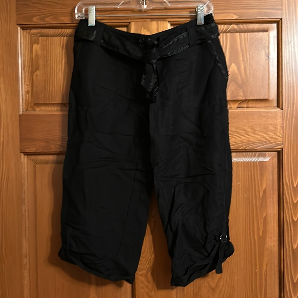 Linen capris